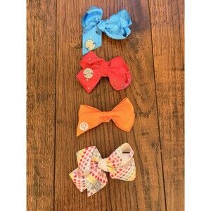 Jojo Siwa Small 3 Inch Bow Lot Of 4